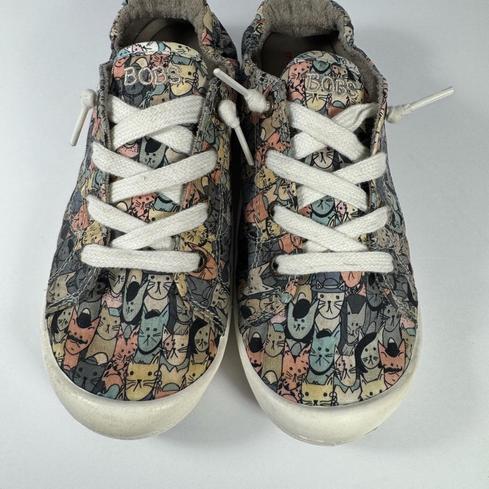 Skechers Women’s Cat Pattern Sneakers - Multicolor Size 7